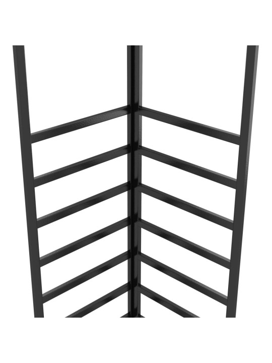 Dārza nojume ar led lampiņu virtenēm, 4x3x2,7 m, balta