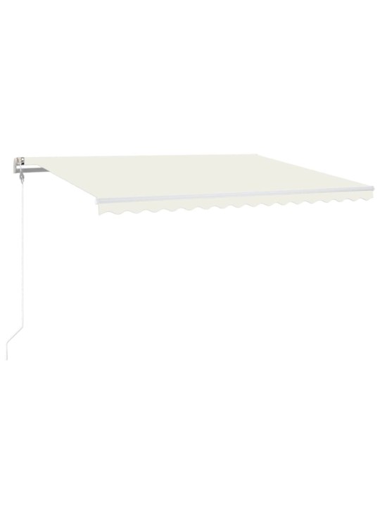 Izvelkama markīze, led, vēja sensors, krēmkrāsas, 400x300 cm