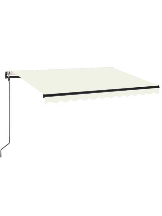 Izvelkama markīze, 350x250 cm, automātiska, krēmkrāsas