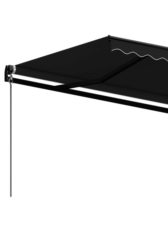 Izvelkama markīze, 400x350 cm, manuāla, pelēka
