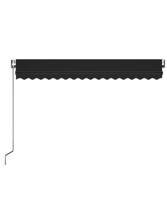 Izvelkama markīze, led, vēja sensors, antracītpelēka, 450x350cm