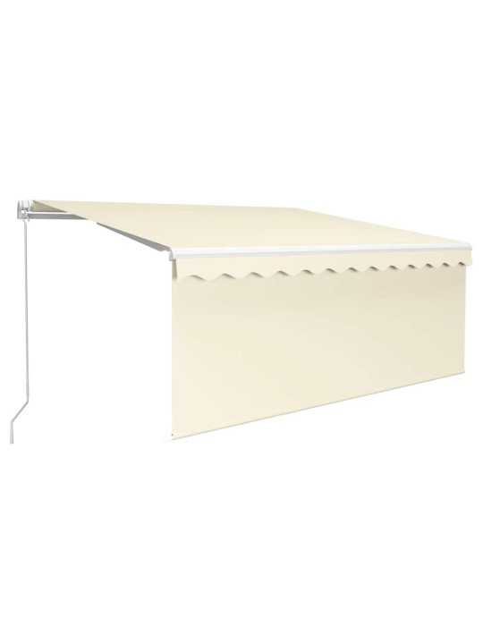 Izvelkama markīze ar žalūziju, 3x2,5 m, manuāla, krēmkrāsas