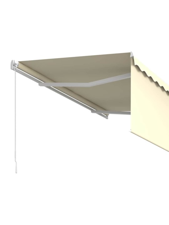 Izvelkama markīze ar žalūziju, 3x2,5 m, manuāla, krēmkrāsas