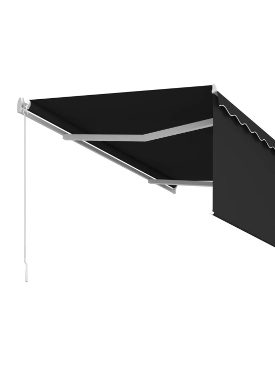 Izvelkama markīze ar žalūziju, 3x2,5 m, manuāla, antracītpelēka