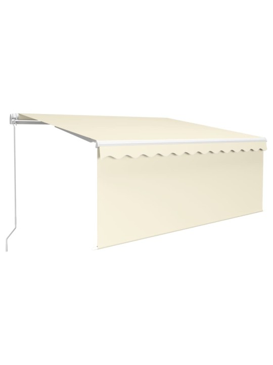 Izvelkama markīze ar žalūziju, led, 3x2,5m, manuāla, krēmkrāsas