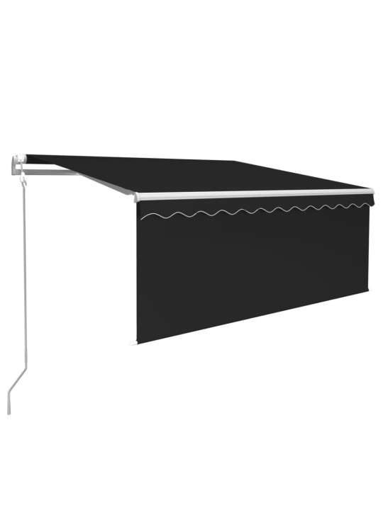 Izvelkama markīze ar žalūziju, 3x2,5 m, automātiska, pelēka