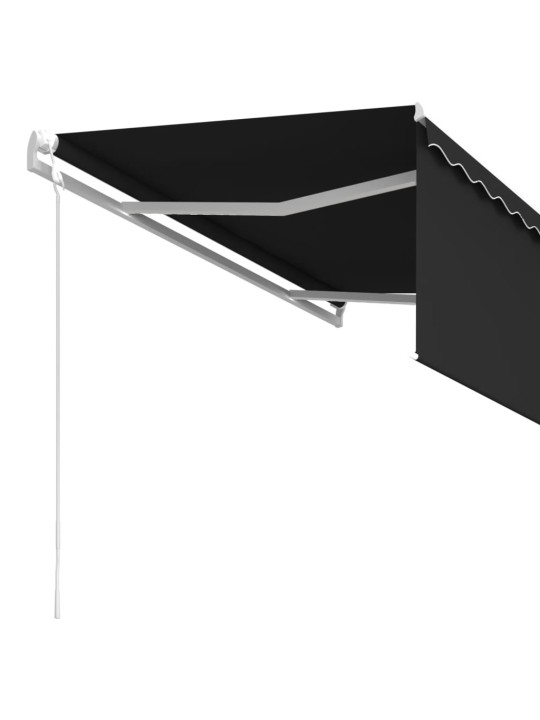 Izvelkama markīze ar žalūziju, 3x2,5 m, automātiska, pelēka