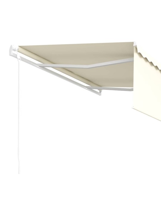 Izvelkama markīze ar žalūziju, 4x3 m, automātiska, krēmkrāsas