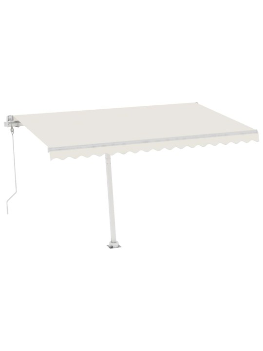 Izvelkama markīze, led, vēja sensors, krēmkrāsas, 400x300 cm