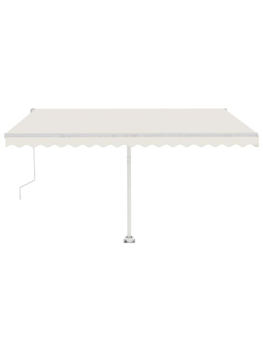 Izvelkama markīze, led, vēja sensors, krēmkrāsas, 400x300 cm