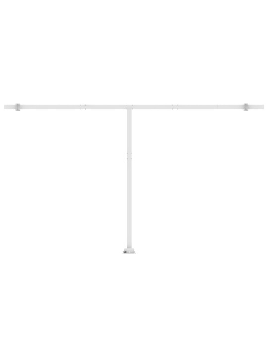 Izvelkama markīze ar led, 500x350 cm, dzeltena un balta