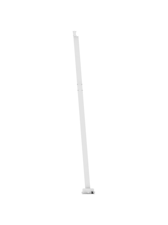 Markīze ar led un vēja sensoru, 500x350 cm, dzeltena/balta