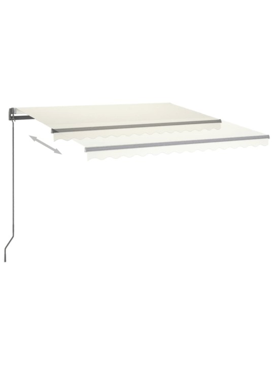 Markīze, led, vēja sensors, 400x300 cm, krēmkrāsas