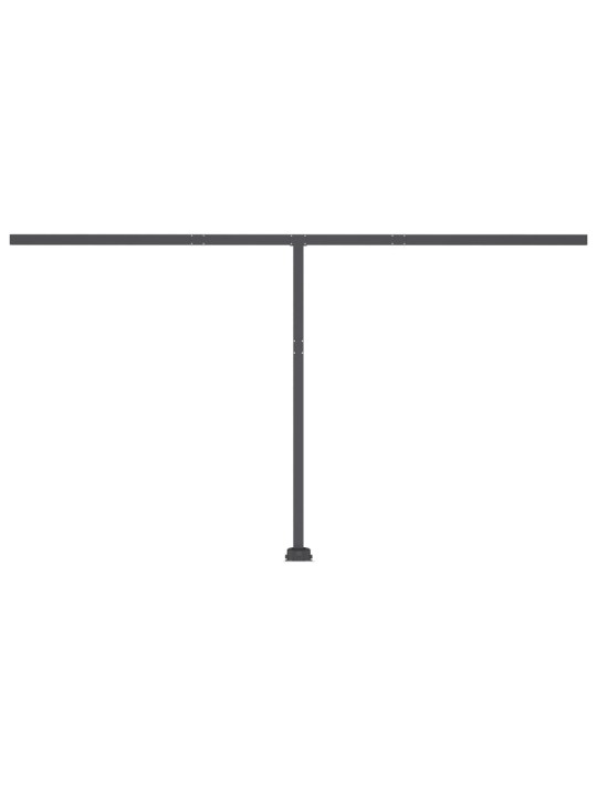 Izvelkama markīze, led, vēja sensors, 450x300 cm, dzeltenbalta