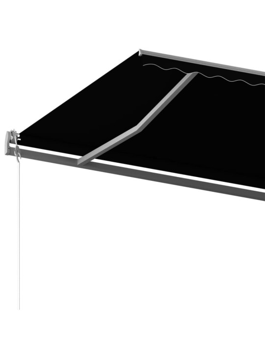 Markīze ar stabu, 500x300 cm, automātiska, antracītpelēka