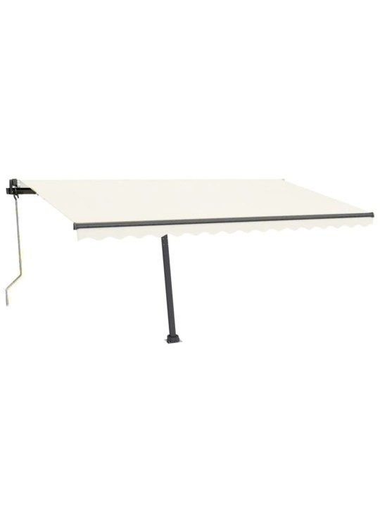 Markīze ar kātu, 450x350 cm, automātiska, krēmkrāsas