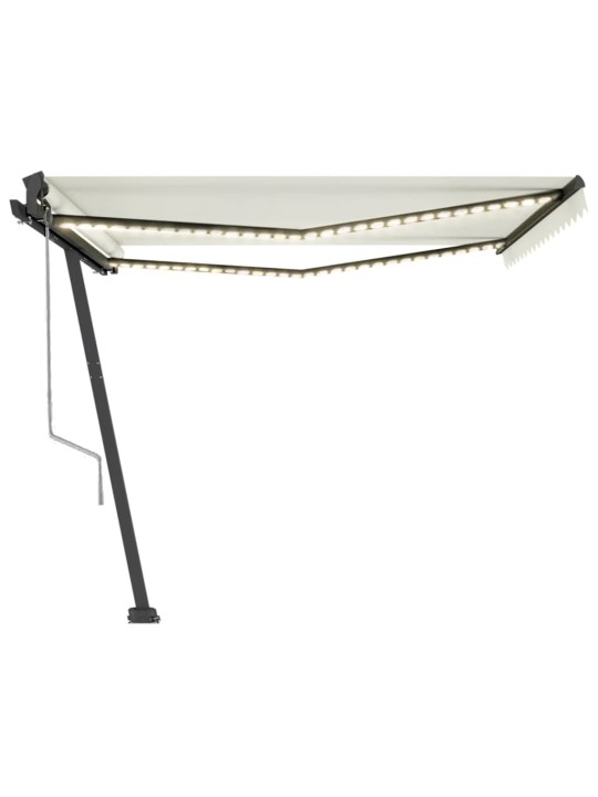 Markīze, led, vēja sensors, 450x350 cm, krēmkrāsas