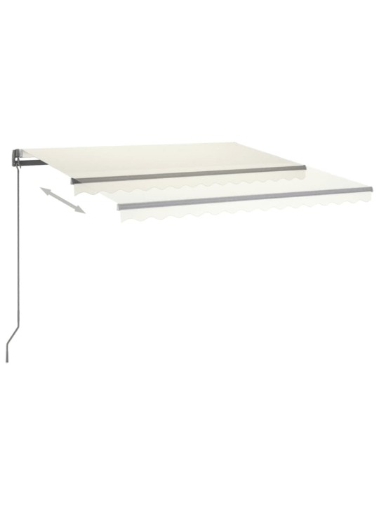Markīze, led, vēja sensors, 450x350 cm, krēmkrāsas