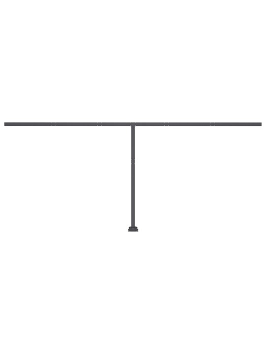 Izvelkama markīze, led, vēja sensors, 600x350 cm, zila un balta