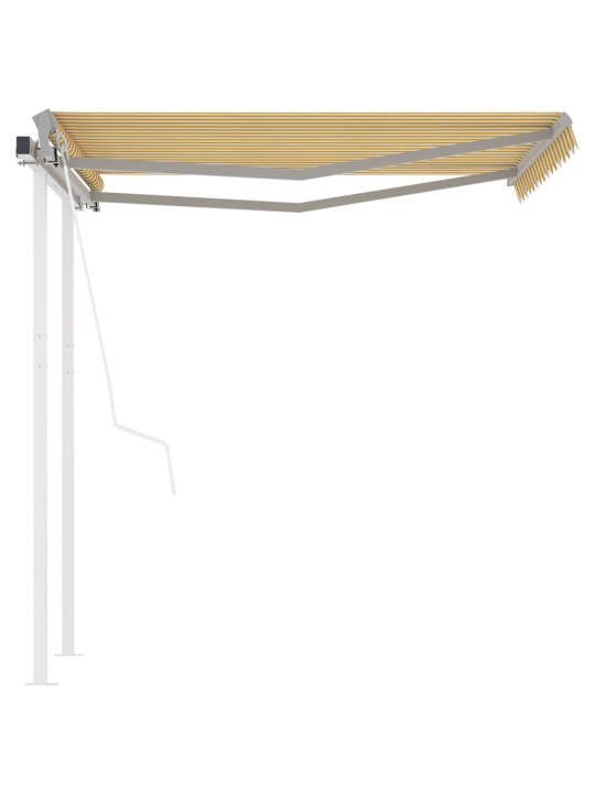 Izvelkama markīze ar stabiem, 3,5x2,5m, automātiska