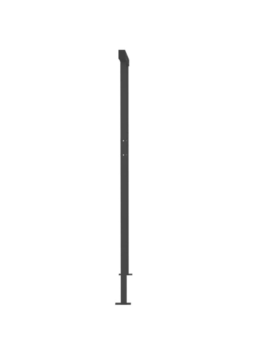 Markīze ar led un vēja sensoru, 3x2,5 m, zila ar baltu