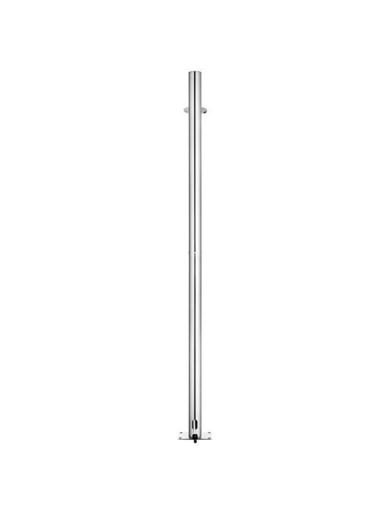 Dārza duša ar brūnu pamatni, 220 cm, nerūsējošs tērauds