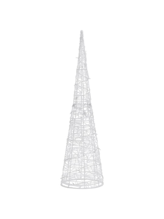 Led lampiņu dekorācija, akrils, piramīda, 90 cm, daudzkrāsaina