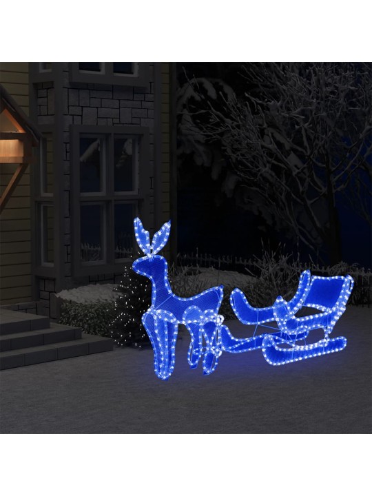 Ziemassvētku dekors, briedis un kamanas, siets, 432 led