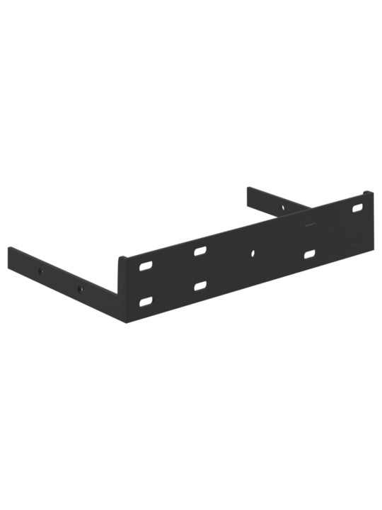 Sienas plaukti, 2 gab., balti, ozolkoka, 23x23,5x3,8 cm, mdf
