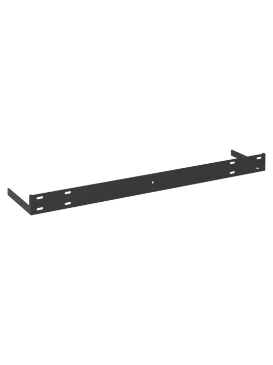 Sienas plaukti, 2 gab., balti, ozolkoka, 60x23,5x3,8 cm, mdf