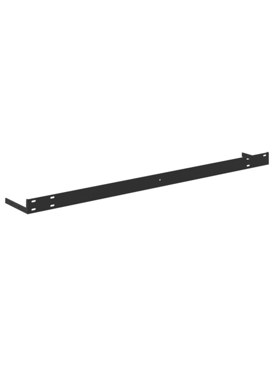 Sienas plaukti, 2 gab., balti, ozolkoka, 90x23,5x3,8 cm, mdf