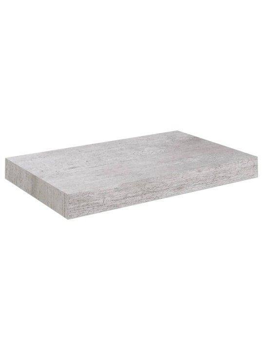 Sienas plaukts, betona pelēks, 23x23,5x3,8 cm, mdf
