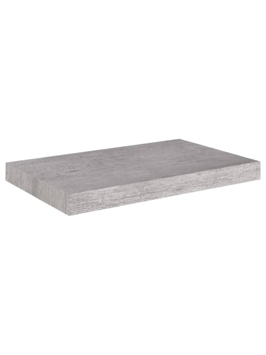 Sienas plaukts, betona pelēks, 50x23x3,8 cm, mdf