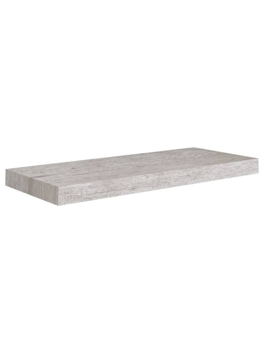 Sienas plaukts, betona pelēks, 60x23,5x3,8 cm, mdf