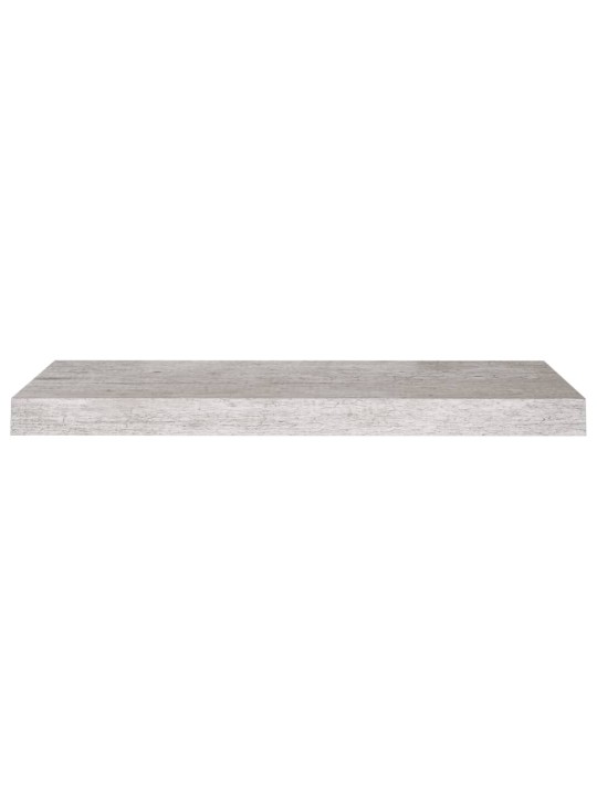 Sienas plaukts, betona pelēks, 60x23,5x3,8 cm, mdf