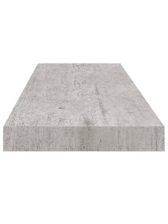 Sienas plaukts, betona pelēks, 80x23,5x3,8 cm, mdf