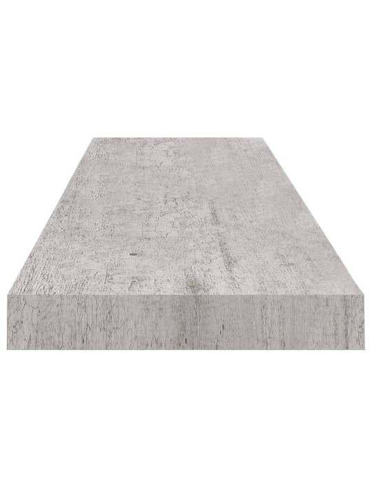 Sienas plaukts, betona pelēks, 90x23,5x3,8 cm, mdf