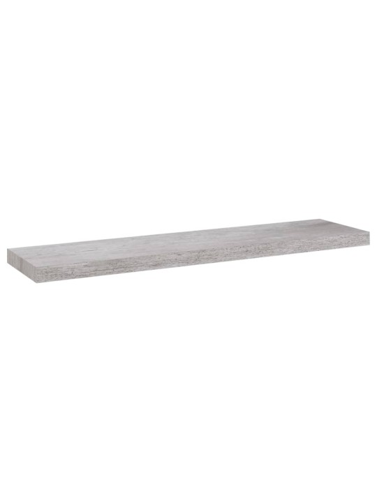 Sienas plaukti, 2 gab., betona pelēki, 90x23,5x3,8 cm, mdf