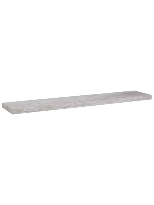 Sienas plaukts, betona pelēks, 120x23,5x3,8 cm, mdf