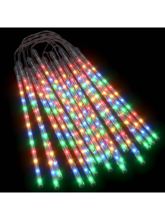 Meteoru lampiņas, 20 gab., 30 cm, 480 led, krāsainas