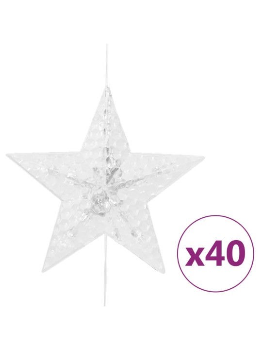 Led lampiņu aizkars, 200 led, krāsains, 8 funkcijas