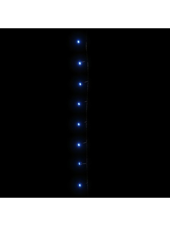 Gaismas virtene ar 400 led, zila, 40 m, 8 gaismas efekti