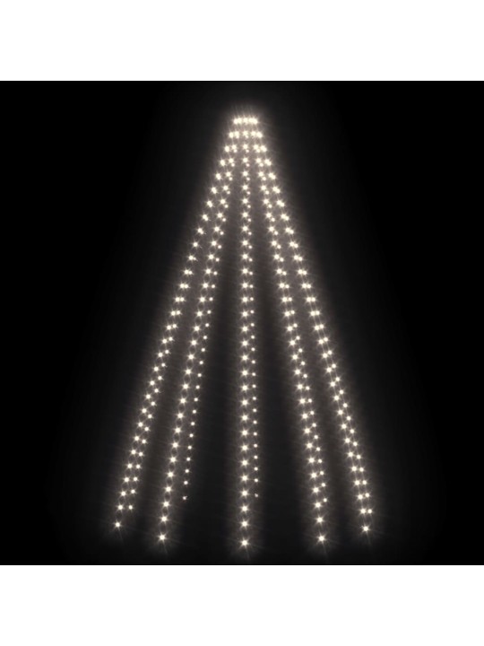 Ziemassvētku lampiņas, 300 led, 300 cm, vēsi baltas