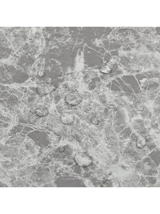 Grīdas flīzes, 20 gab., pašlīmējošas, 1,86 m², pvc, pelēkas
