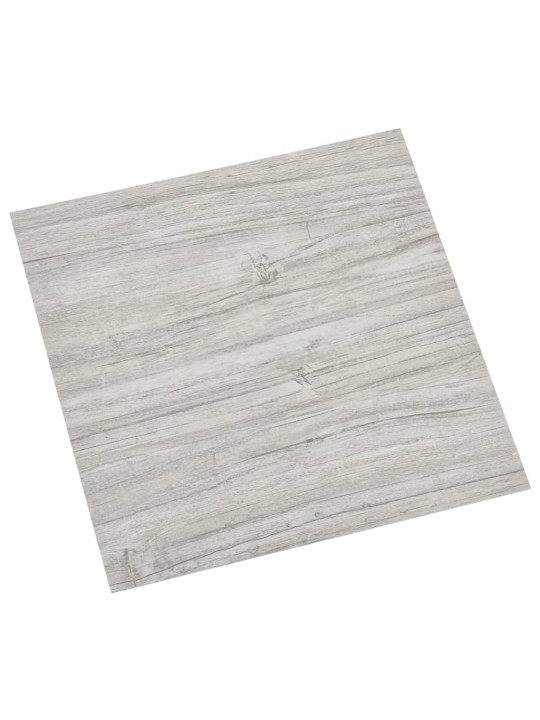 Grīdas flīzes, 20 gab., pašlīmējošas, 1,86 m², pvc, pelēkas