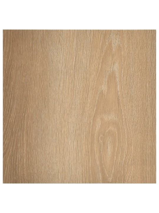 Grīdas flīzes, 20 gab., pašlīmējošas, 1,86 m², pvc, brūnas