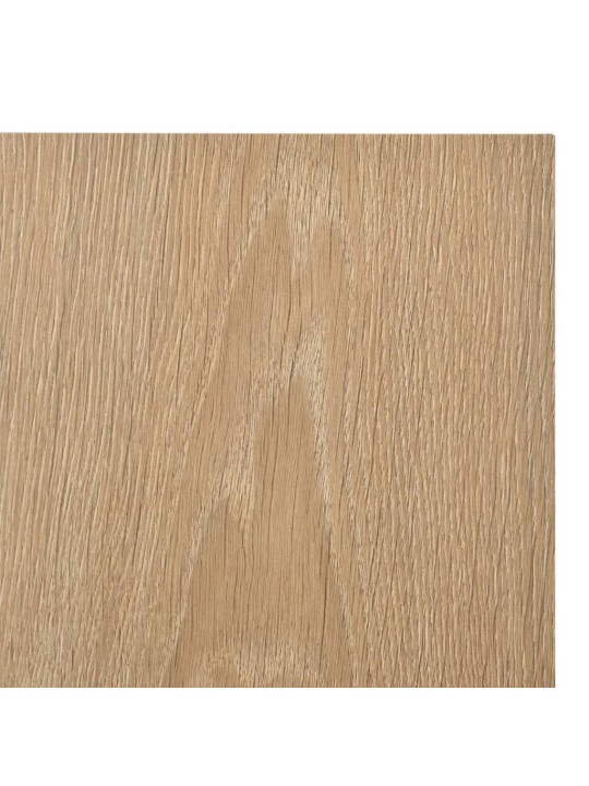Grīdas flīzes, 20 gab., pašlīmējošas, 1,86 m², pvc, brūnas
