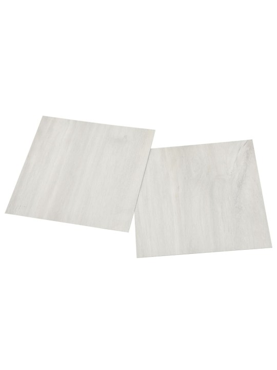 Grīdas flīzes, 20 gab., pašlīmējošas, 1,86 m², pvc, krēmkrāsas