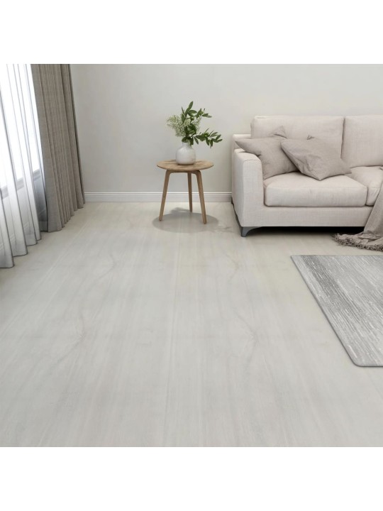 Grīdas flīzes, 20 gab., pašlīmējošas, 1,86 m², pvc, krēmkrāsas
