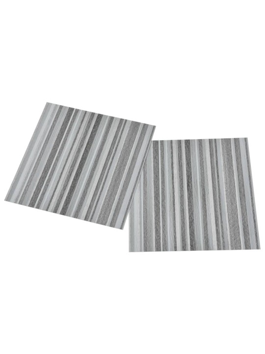 Grīdas flīzes, 20 gab., pašlīmējošas, 1,86 m², pvc, pelēkas